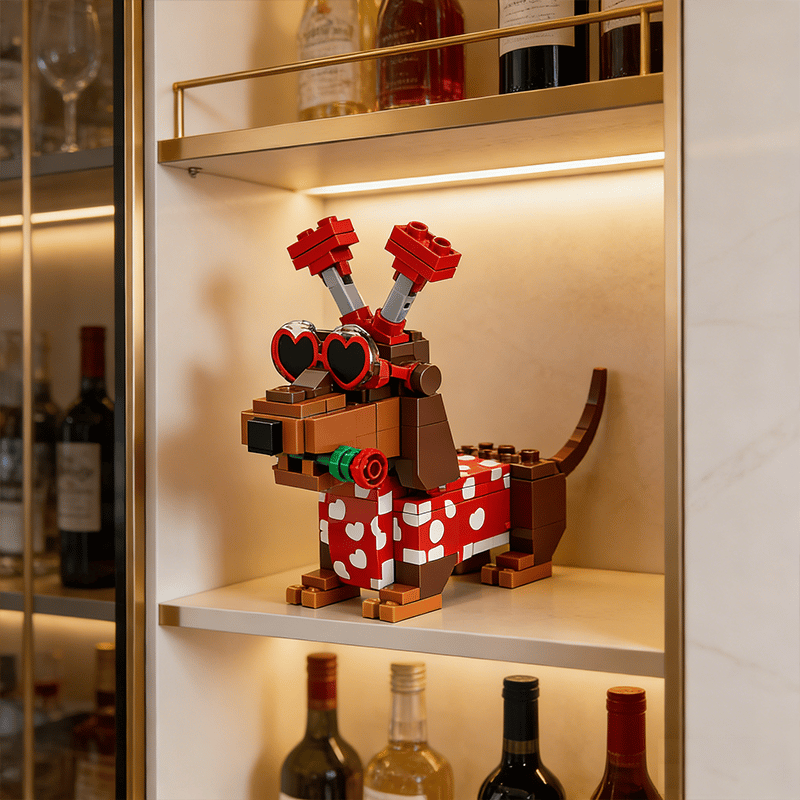 💖 2026 Valentine’s Day Exclusive Dachshund Brick Set 🐕