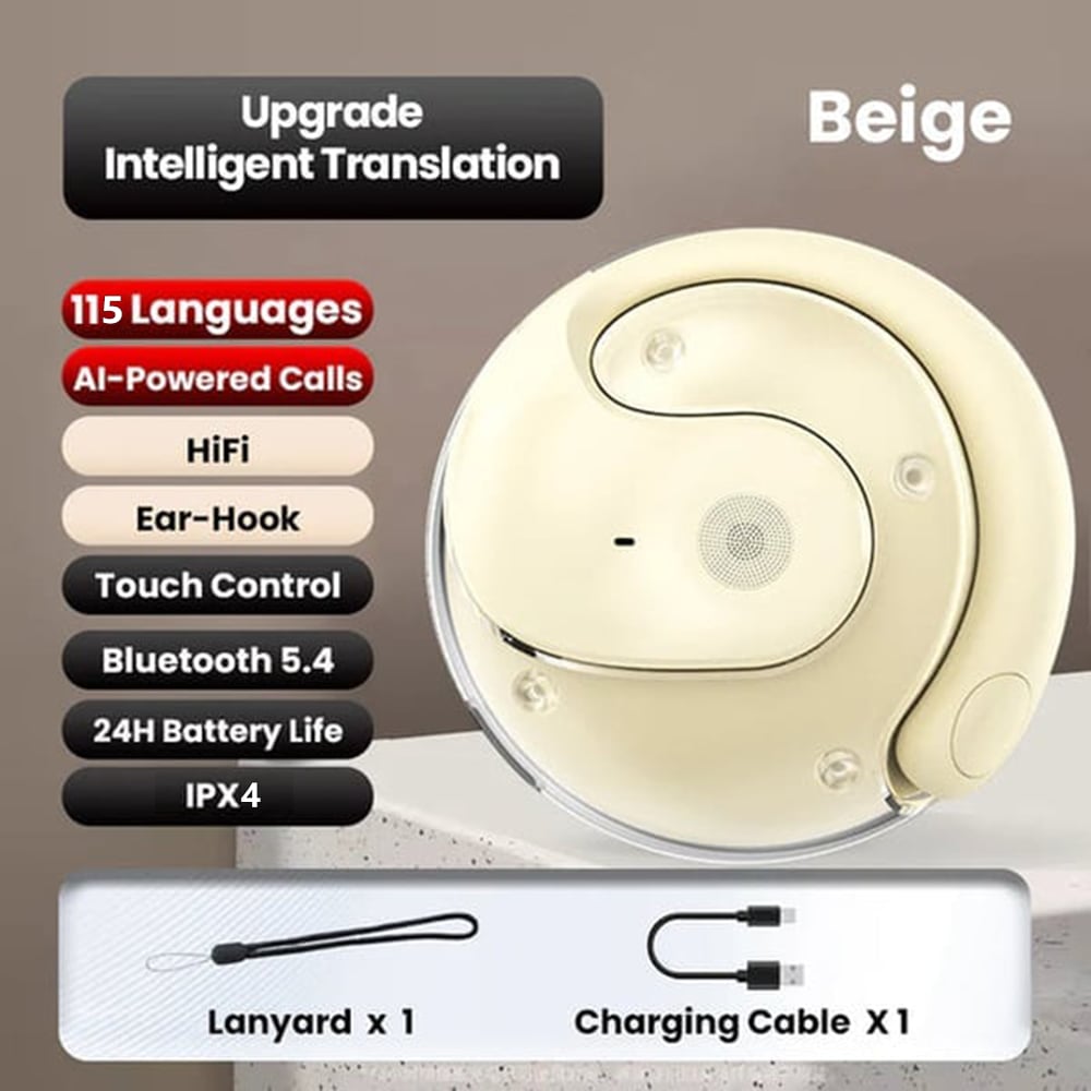 🔥AI Translation Wireless OWS Bluetooth Earphones [On Sale & Quick Ship!]