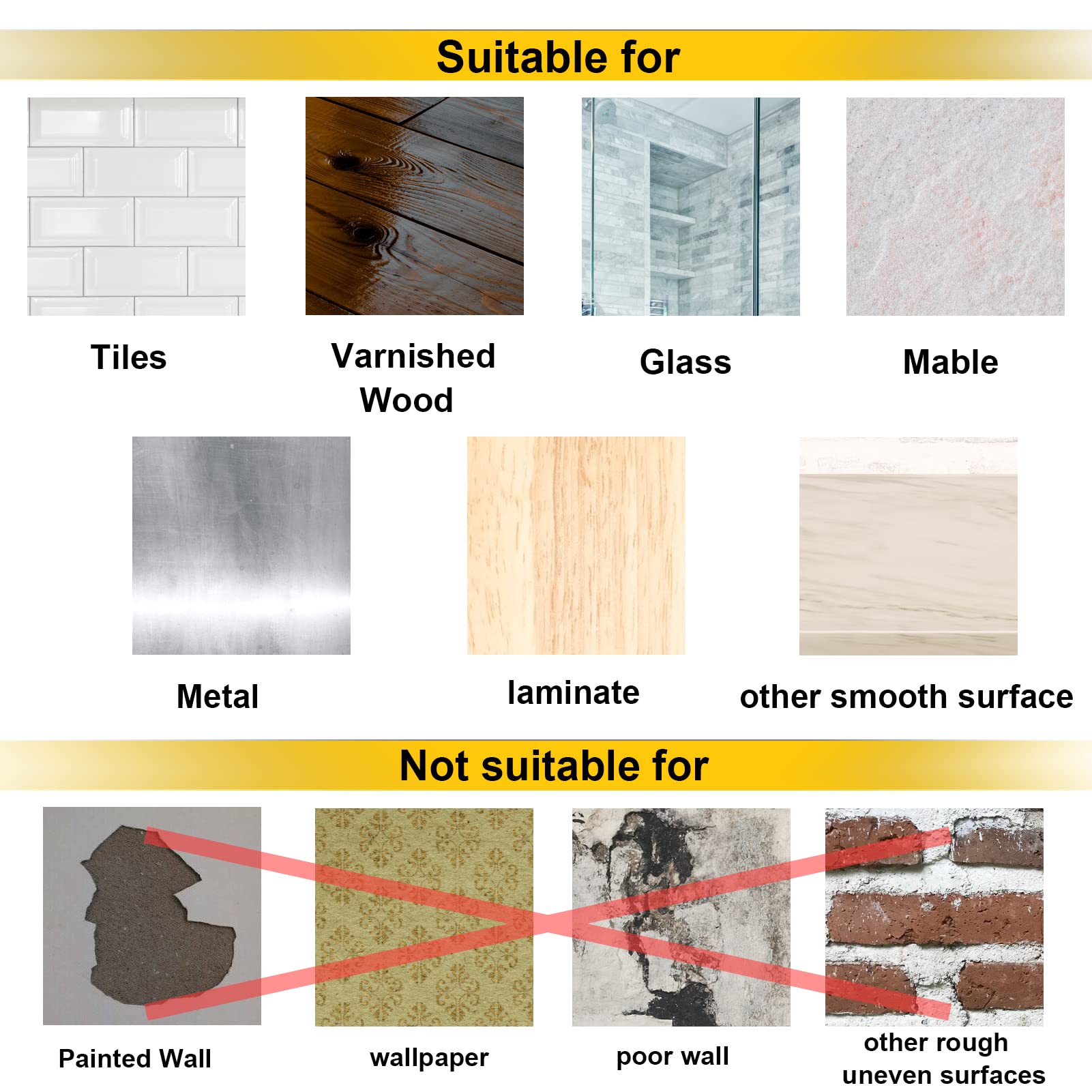 20 Pcs Heavy Duty Adhesive Wall Screws