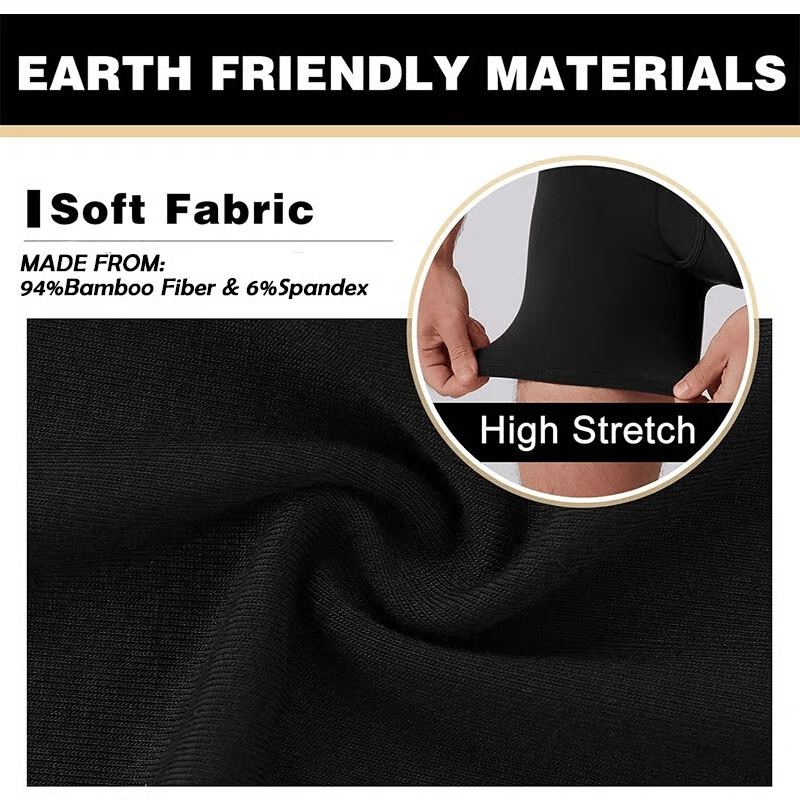 5 Pack Men's Letter Tape Boxer Brief, Casual Comfy Breathable Underwear for Daily Wear