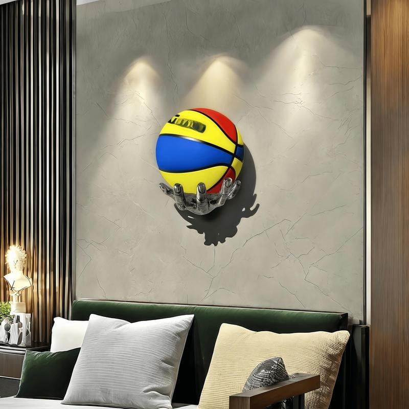 🔥49% Off✨Creative Wall Mounted Basketball Holder