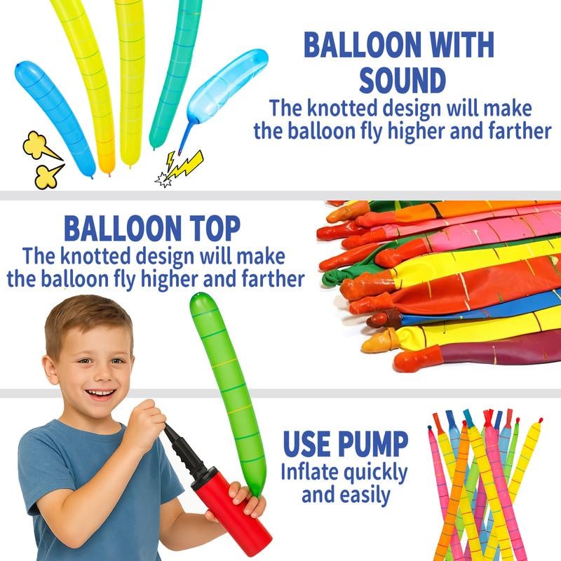 🚀100-pack rocket balloon set🎈