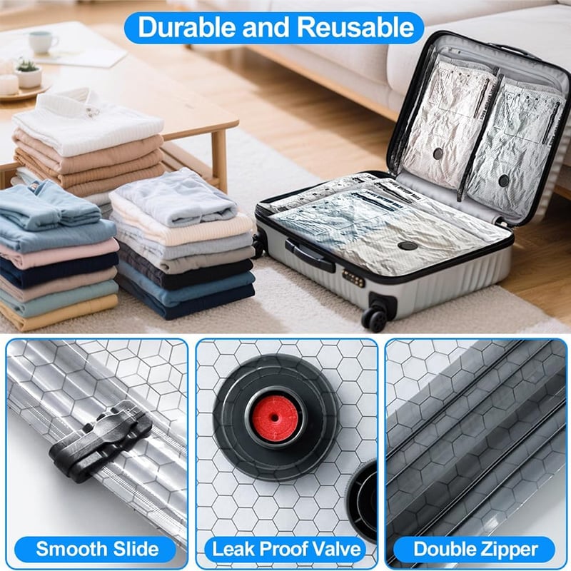 🔥Cordless Travel Vacuum Storage Compression Bag Set✈️