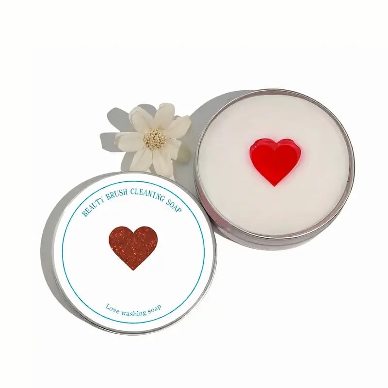 Silicone Makeup Brush Cleaning Pad with Soap