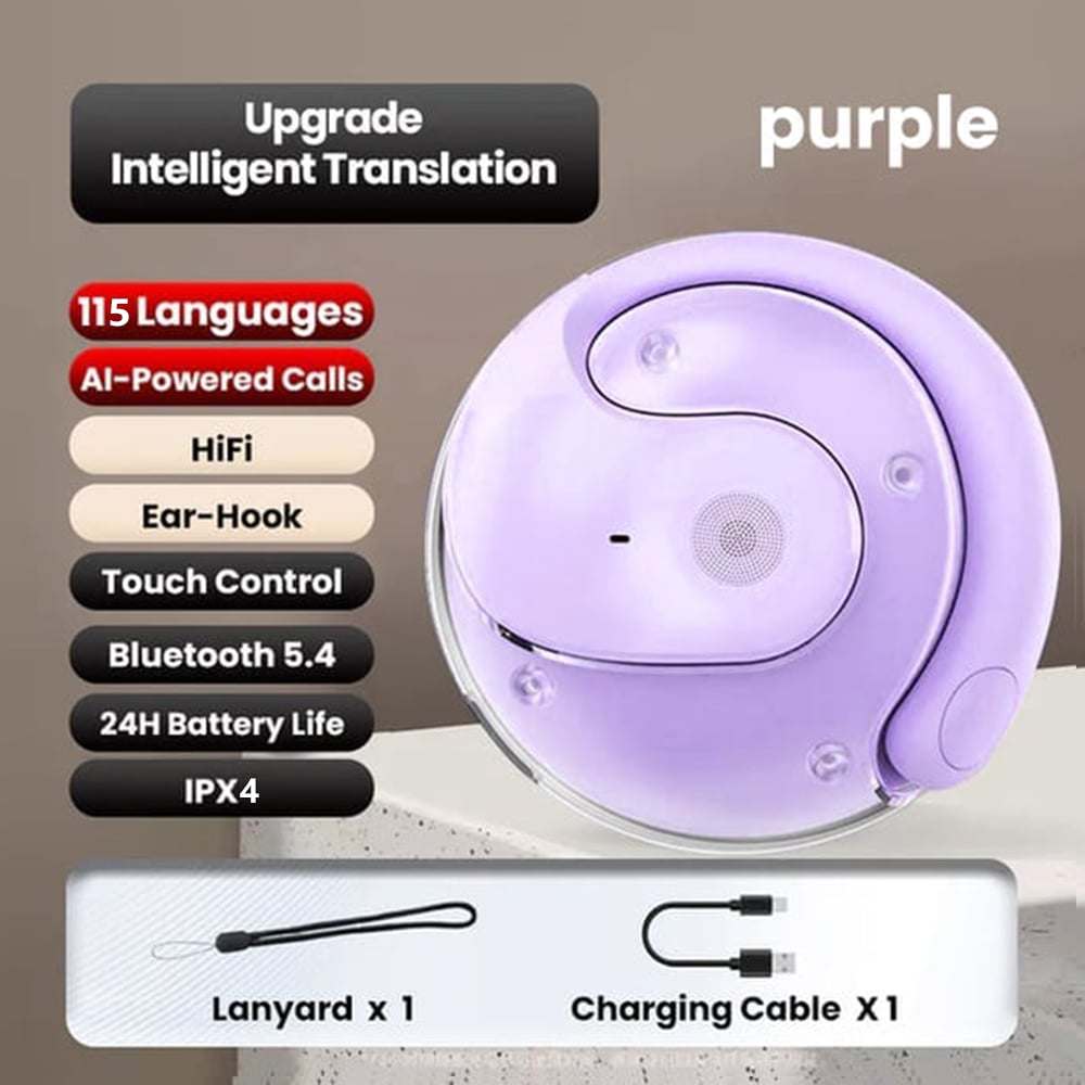 🔥AI Translation Wireless OWS Bluetooth Earphones [On Sale & Quick Ship!]