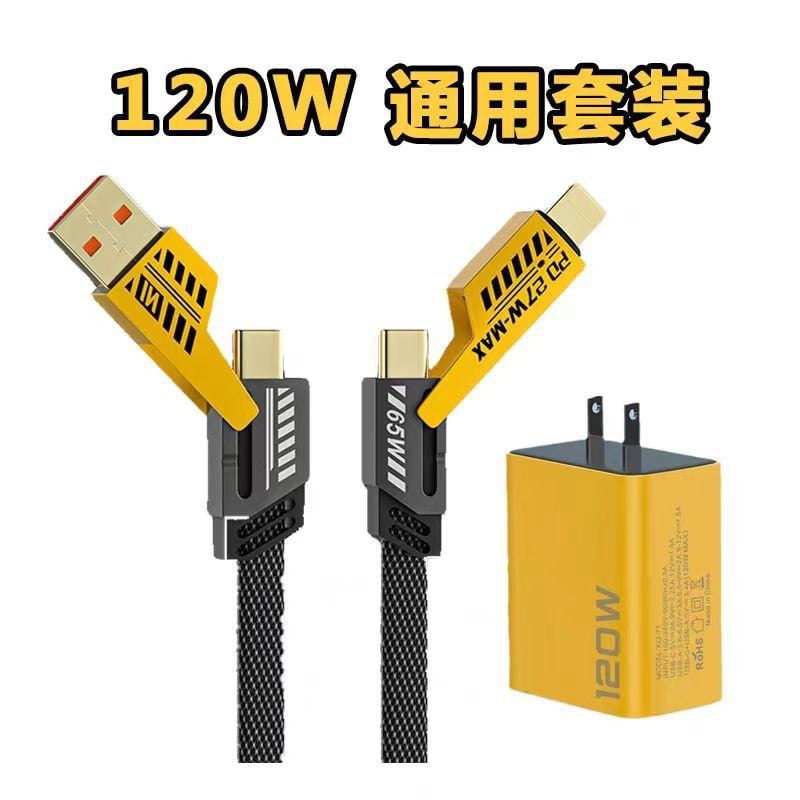 🔥49% Off⚡2-Pack Multiple Ports USB C/USB A Fast Charger Adapter