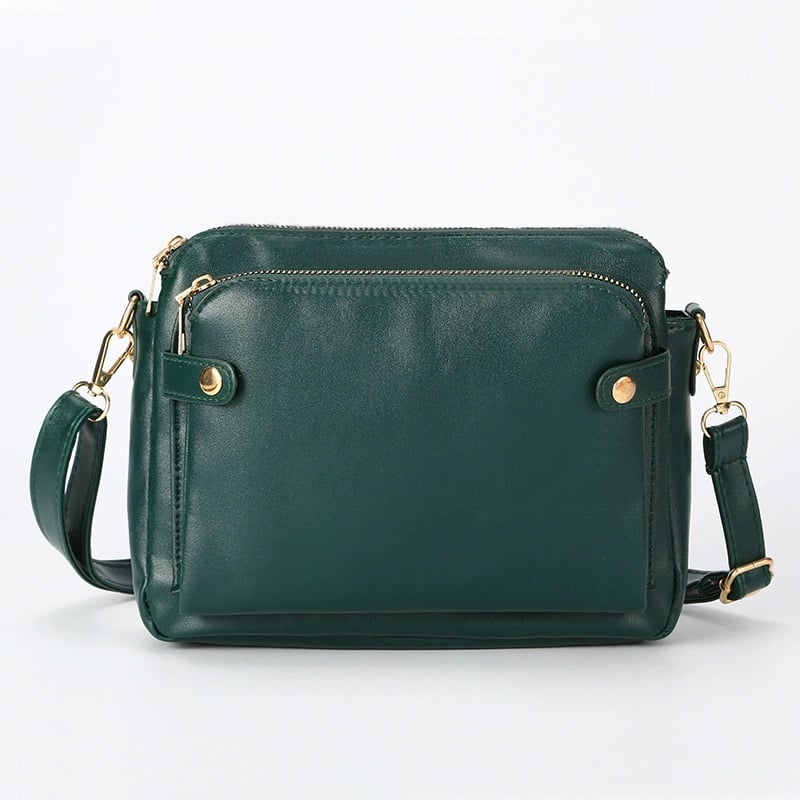 🔥49% Off✨Multifunctional Three-Layer Clutch Vegan Leather Crossbody Bag