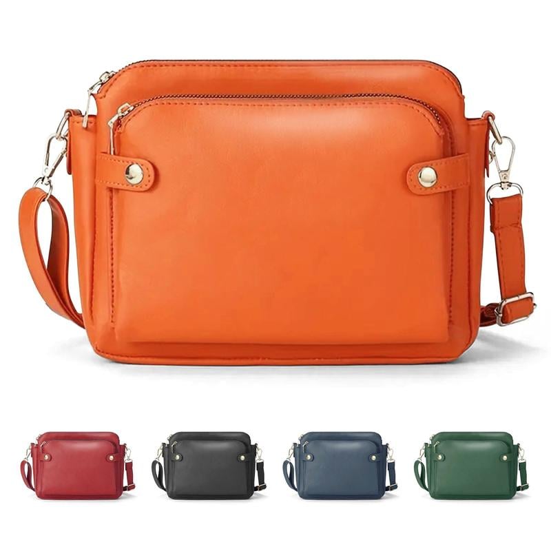🔥49% Off✨Multifunctional Three-Layer Clutch Vegan Leather Crossbody Bag