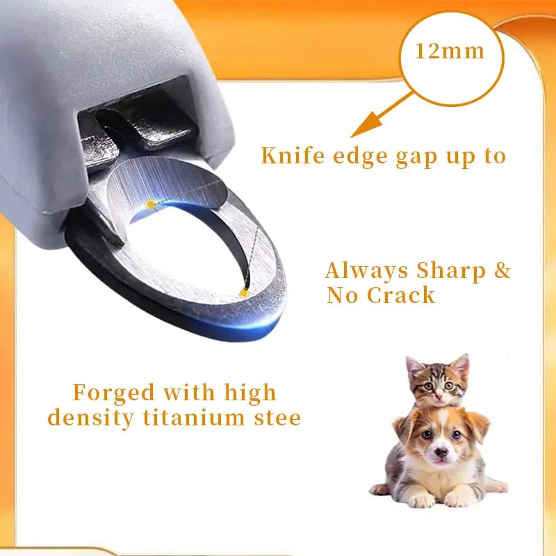 🏆 50K+ SOLD! – Almost Gone🔥🎁2026 LED Light Pet Nail Clippers - 5X Magnification