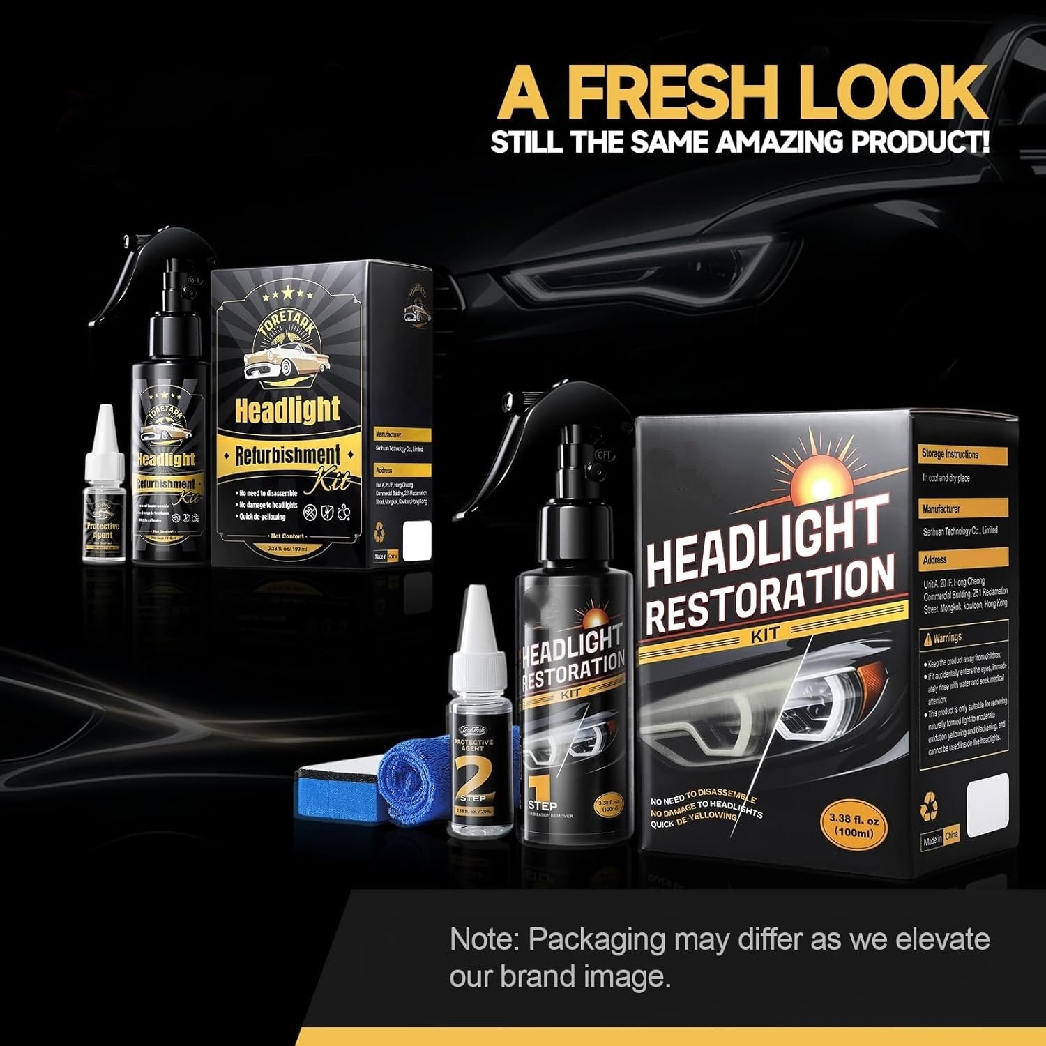 🔥49% OFF - 2026 Car Headlight Restoration Kit