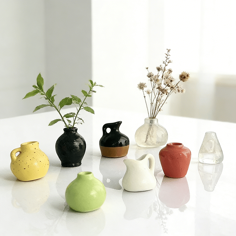 🎁Early Christmas🌸 Mini resin Vase Fridge Magnet